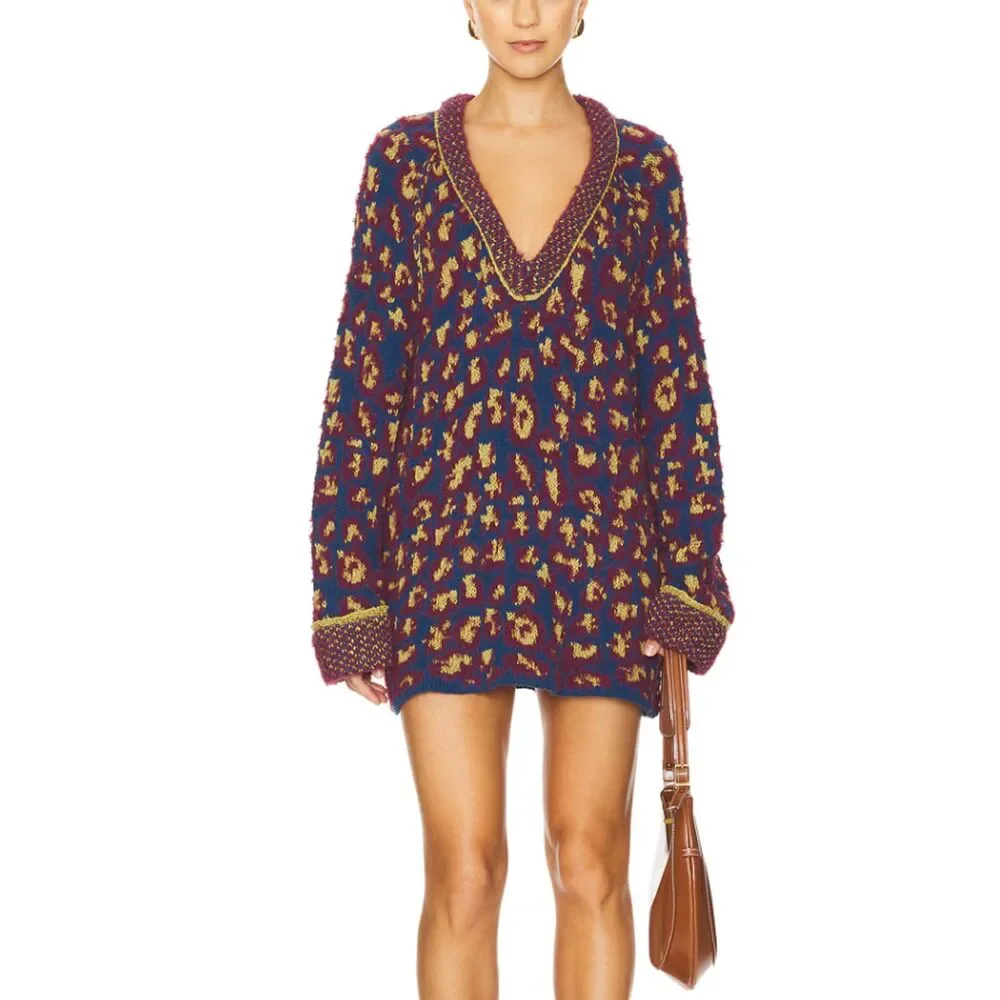 FREE PEOPLE Little Animal Oversized‎ Pullover Sweater Medium